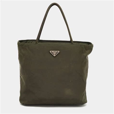 prada green nylon|Prada tessuto nylon handbags.